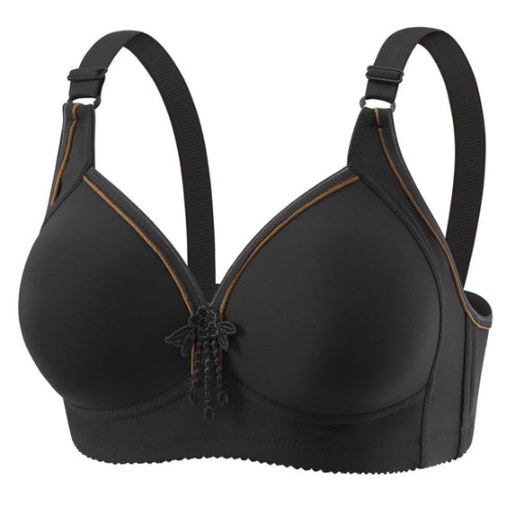 IFNWSV Everyday Comfort Bra for Women Plus Size Wireless Push Up Support Full Coverage Seamless TShirt Bra No Underwire