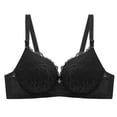 thumbnail image 1 of IFNWSV Full Coverage Bras for Women Underwire Lightly Lined Push Up Bra Seamless Adjustable Daily Support Black 38BC, 1 of 2