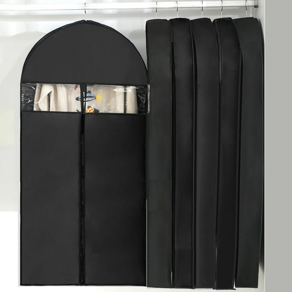 IFNWSV Garment Bag Suit Bag for Closet Storage and Travel Foldable Garment Bag for Hanging Clothes Travel Suit Bag for Suits Skirts,23.62x39.37in