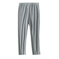 thumbnail image 1 of IFNWSV Girls Casual Pants Summer Thin Loose Fit Soft Modal Cotton Blend Trousers Breathable Mosquito Proof Gray 8 Years, 1 of 7