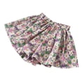 thumbnail image 1 of IFNWSV Girls Casual Skirt Knee Length Elastic Waist Solid Color Cotton Blend Skirt 2-3 Years, 1 of 6