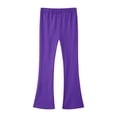 thumbnail image 1 of IFNWSV Girls Flared Yoga Pants Solid Elastic Waist Stretchy Flare Leg Trousers with Pockets for Dance Multicolor 9-10 Years, 1 of 6