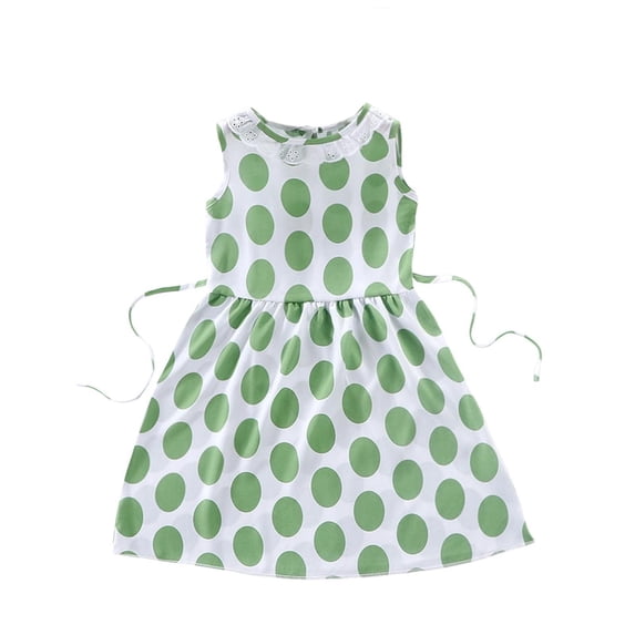 IFNWSV Girls Sleeveless Floral Midi Dress Print Round Neck with Spaghetti Strap for Beach Summer Age 4-9 Years