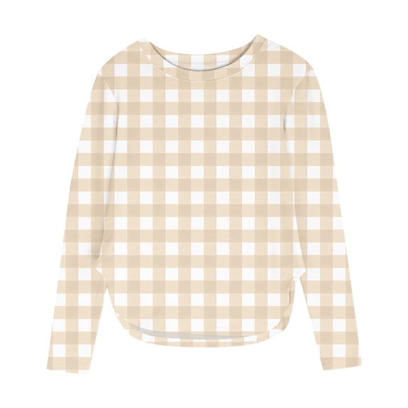 IFNWSV Graphic Tees for Girls Long Sleeve Crewneck Side Split Hem Pullover Top Casual Print T Shirt for Girls Yellow 3 Years