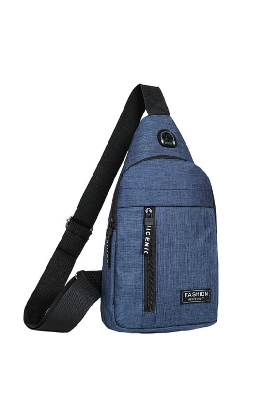 Lightweight One Strap Shoulder Chest Bag, Small Waterproof Sling Backpack for Travel Hiking Walking Biking Cycling