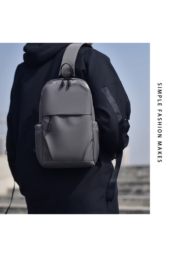 Lightweight One Strap Shoulder Chest Bag, Small Waterproof Sling Backpack for Travel Hiking Walking Biking Cycling