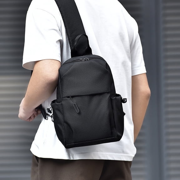 IFNWSV Lightweight One Strap Shoulder Chest Bag, Small Waterproof Sling Backpack for Travel Hiking Walking Biking Cycling