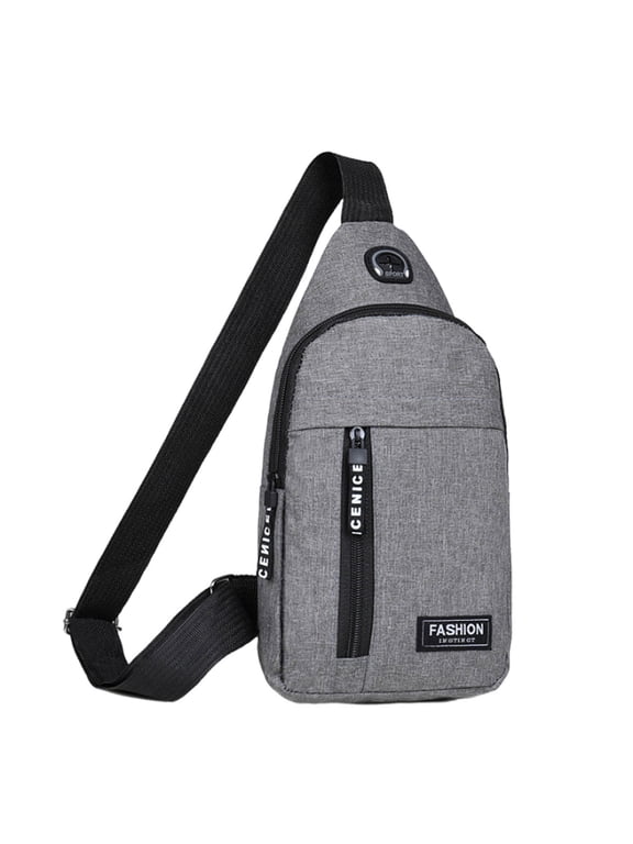 Lightweight One Strap Shoulder Chest Bag, Small Waterproof Sling Backpack for Travel Hiking Walking Biking Cycling