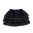 thumbnail image 1 of IFNWSV Little Girls Skirt Knee Length Elastic Waist Solid Color Cotton Blend Skirt 8-9 Years, 1 of 6