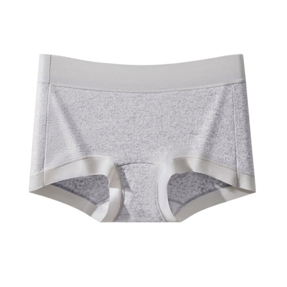 IFNWSV Mid Rise Seamless Underwear Breathable High Stretch Lift Butt Bikini Panties for Women Comfort Fit Gray M