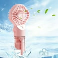 thumbnail image 1 of IFNWSV Mini Handheld Fan Small Fan with 3-Speed Portable Battery Operated USB Rechargeable Makeup Eyelash Dryer Strong Airflow for Travel Office Outdoor, 1 of 5