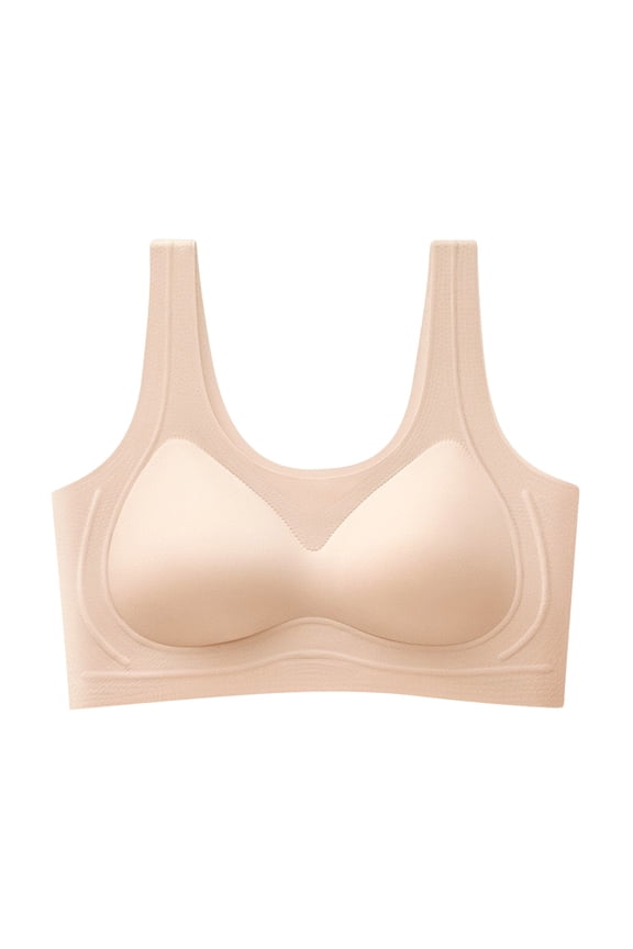 Minimalist Bra for Women Wireless Breathable Lace Underwire Free Essential Soft Cup Everyday Comfort Simple Bralette