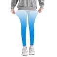 thumbnail image 1 of IFNWSV Pants for Girls Color Gradient Print Pull On Stretchy Opaque Leggings for School Daily Active Wear Light Blue 5-6 Years, 1 of 6