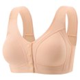 thumbnail image 1 of IFNWSV Plus Size Front Closure Bras for Women Embroidered No Underwire Comfort Breathable Push Up Thin Bra Red 36BC, 1 of 2