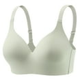 thumbnail image 1 of IFNWSV Seamless Wire Free Bra for Women Invisible Comfort Underwear T Shirt Bra Smoothing Light Support Everyday Full Coverage Bra, 1 of 6