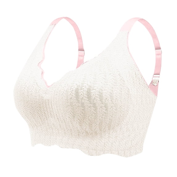 Women's Halter Sports Bra - Wireless Active Sculpt Workout Bralette, Seamless Full Coverage Breathable Bras