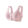 thumbnail image 1 of IFNWSV Underwire Plus Size Bra for Women Front Closure Comfort Full Coverage Support Everyday Bra, 1 of 2
