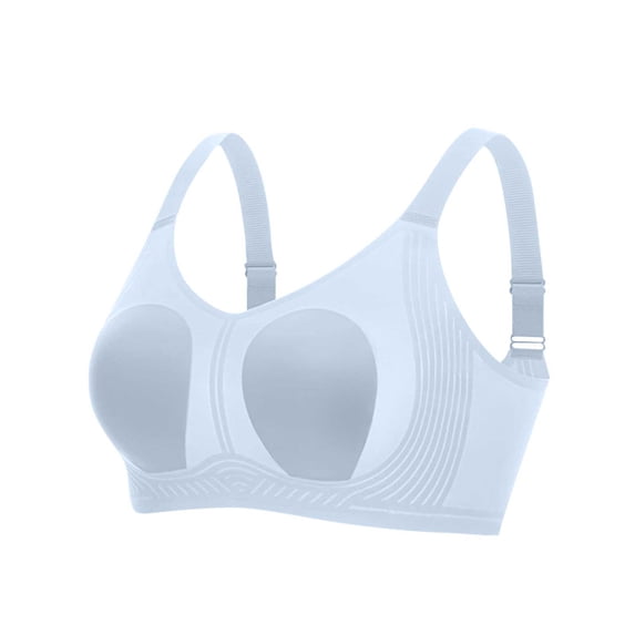 IFNWSV Women's One-Shoulder Bra with Removable Pads, Solid Color Seamless Wireless Everyday Bra