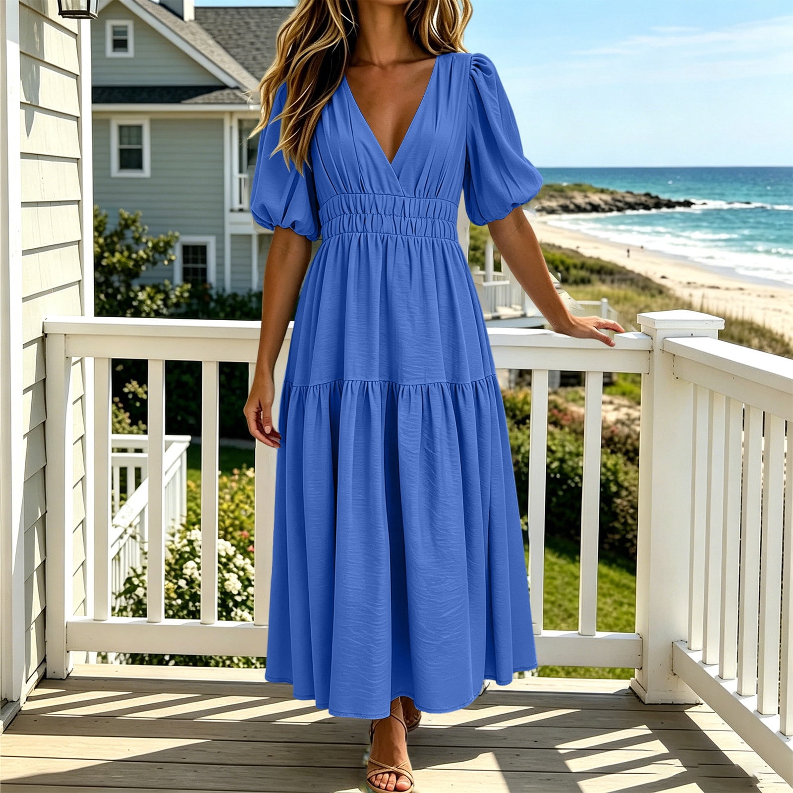 navy blue casual dresses CUPSHE Fall for Women V Neck Long Sleeve Tunic Waist Slit A Line Midi Dress Blue, XS at Amazon Women's Clothing store There are two hidden pockets on both sides of the dress that make this dress simple Midi Dress Long Navy Dress