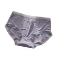 thumbnail image 1 of IFNWSV Womens Cotton Briefs Underwear Breathable Soft Solid Color Bikini Panties for Women Daily Fit Gray L, 1 of 3