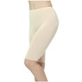 thumbnail image 1 of IFNWSV Womens High Waist Compression Stretch Yoga Shorts Seamless Shaping Fit Summer Athletic Shorts Beige 2XL, 1 of 4