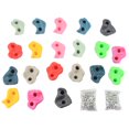 thumbnail image 1 of IFOYO 20PCS Rock Climbing Holds,Colorful Kids Climbing Rocks with 40 Expansion Screws for Kids over 4 Years Support 132lbs/60kg, 1 of 7
