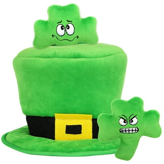 IFOYO Burrow Interactive Dog Toy, Hide and Seek Squeaky Green Puppy Toys Gift