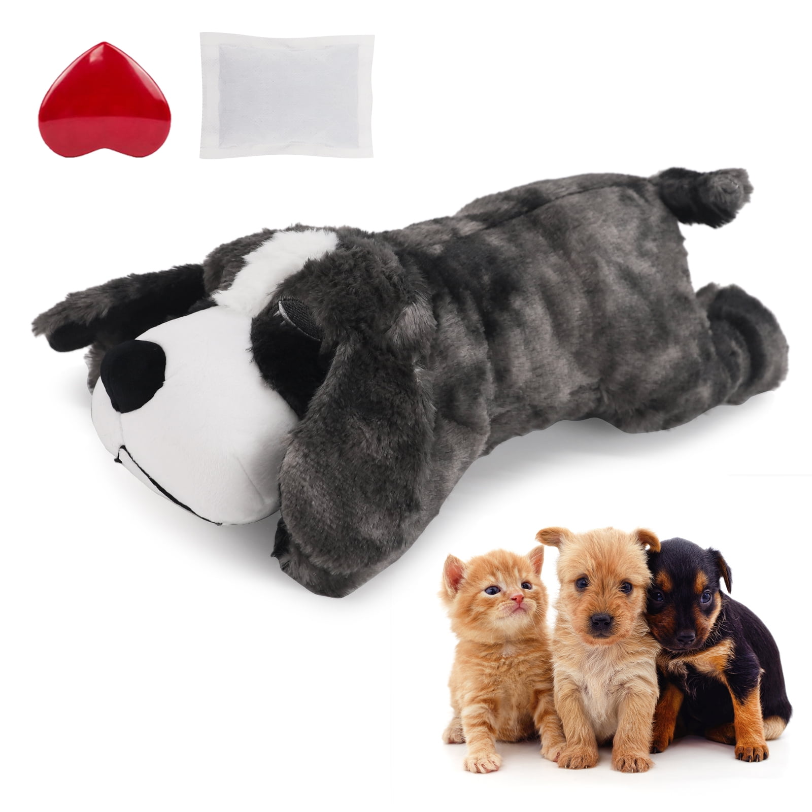 IFOYO Heartbeat Puppy Toy, Pet Essentials Behavioral Aid Puppy Toy and