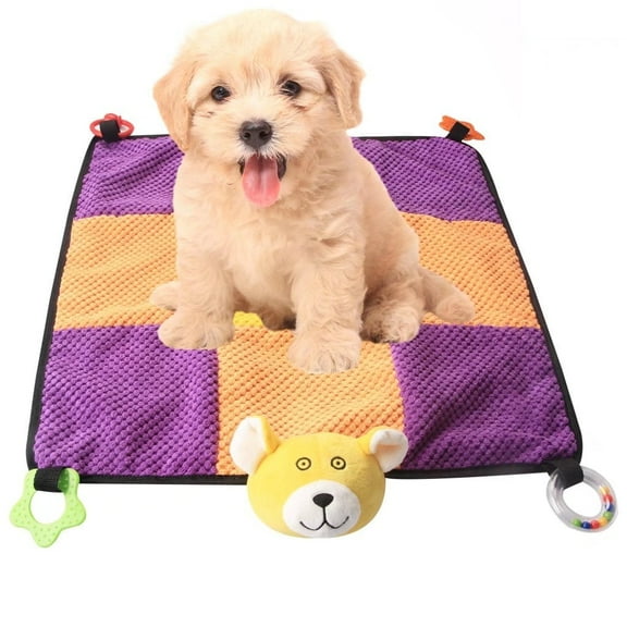 IFOYO Interactive Puppy Toy Mat, Puppy Chew Toys with Teething Ropes, Durable Dog Sleeping Pad