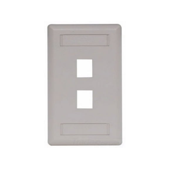 Hubbell Inc. 2-Socket IFP Faceplate IFP12OW