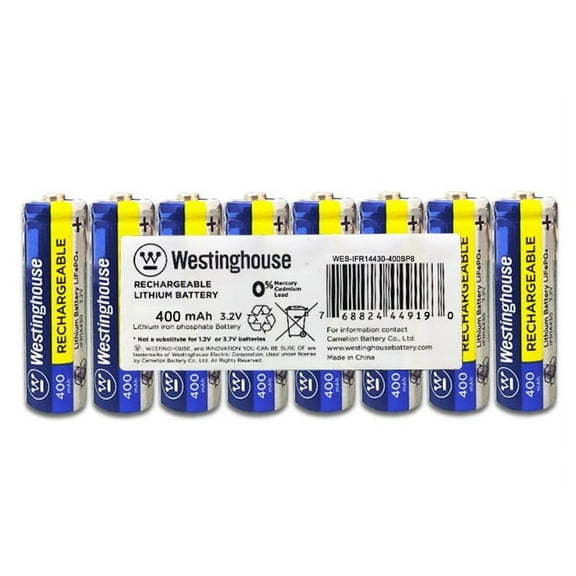 IFR14430 Batteries 8 pack 3.2v 400mah