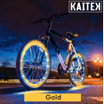 thumbnail image 1 of IFRENCHIE LED Bicycle Wheel Light for Night Riding, Waterproof, Gold, 1 of 7