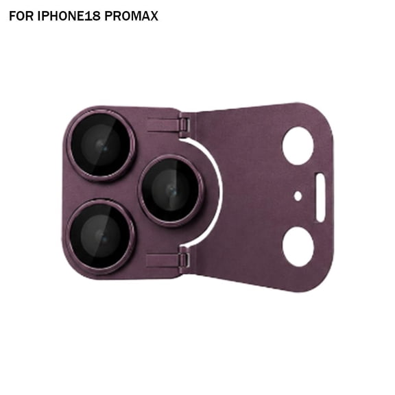 IFRINID Camera Lens Protector for iPhone 18 Pro Max, Metal Matte Lens Film with Adjustable Invisible Support