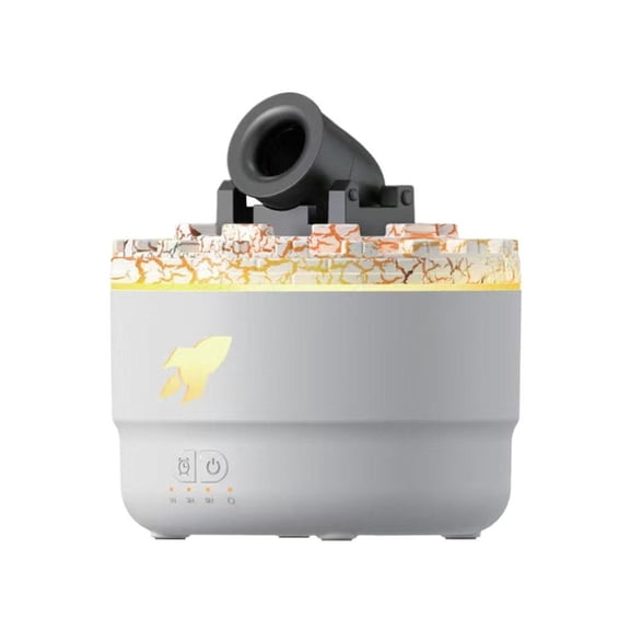 IFRINID Cannon Mist Humidifier, Volcano Mist Ring Diffuser with 7-Color Light, 1H/3H/5H Timer and Quiet Operation