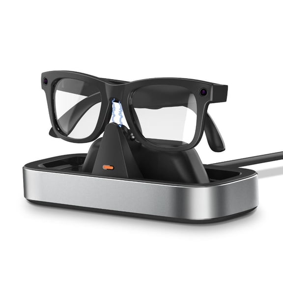 IFRINID Charging Dock for Meta Ray-Ban Smart Glasses, Portable Desktop Charging Base with LED Status Indicator, Protective Charging Station for Meta Ray-Ban AI Glasses
