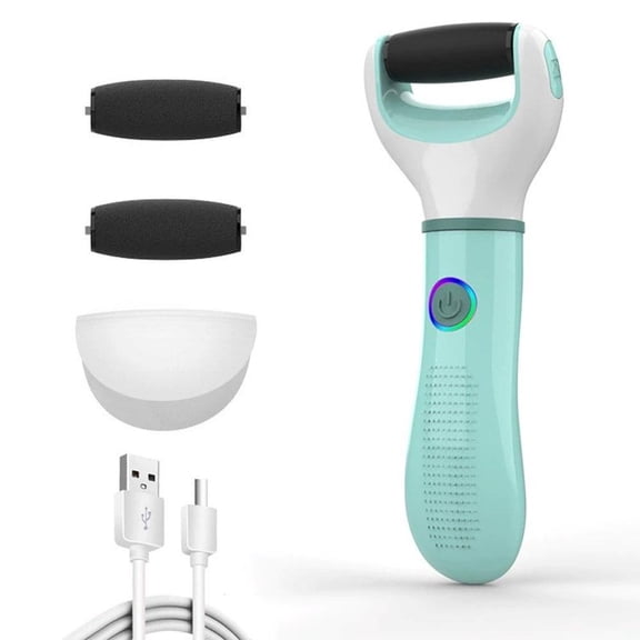 IFRINID Electric Foot Callus Remover with 2 Replacement Roller Heads, USB Rechargeable Pedicure Tool