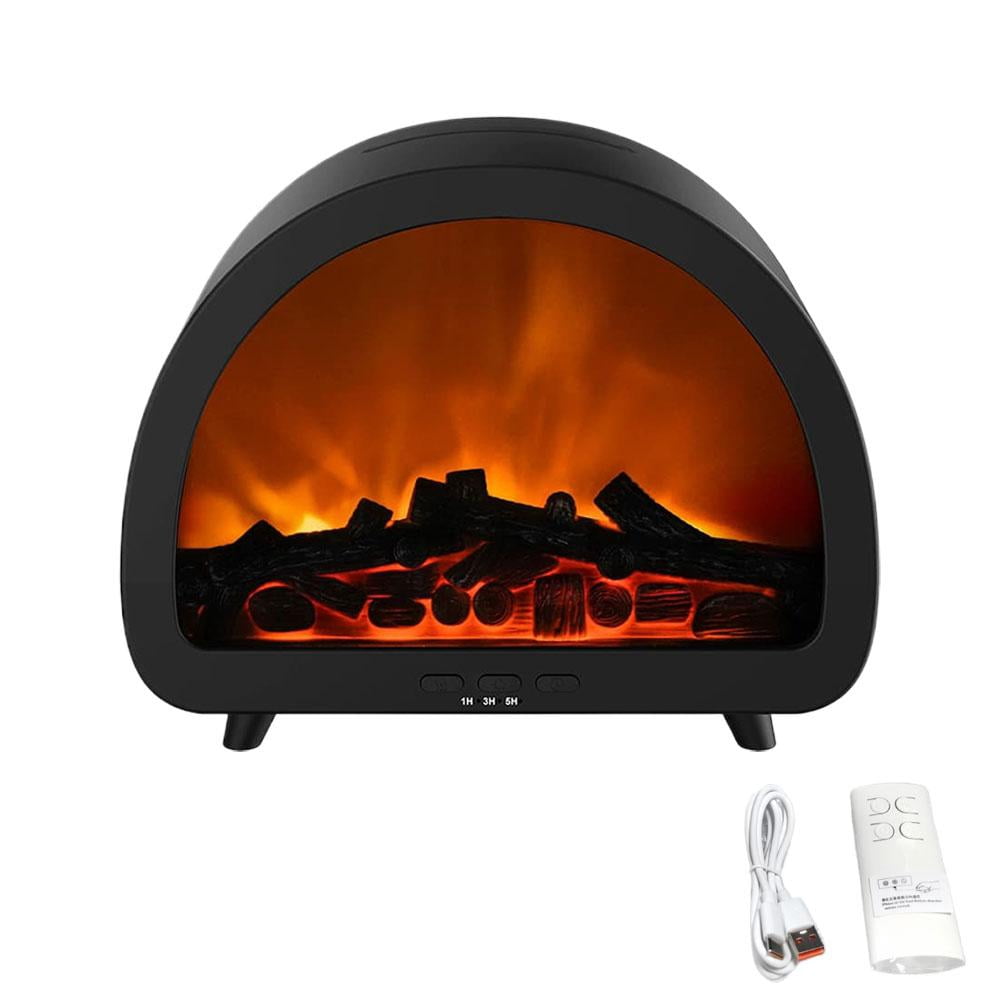 IFRINID Flame Effect Aroma Diffuser, 6.76 fl oz Remote Control Mist ...