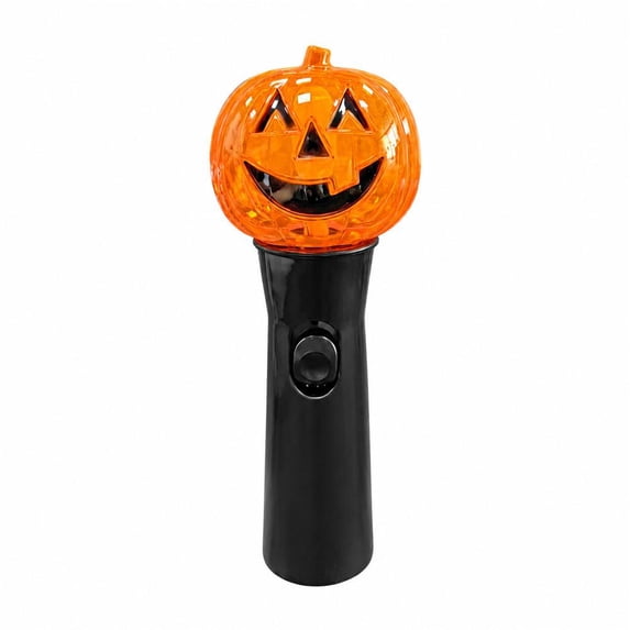 IFRINID Halloween Light Up Wand with LED Pumpkin Skull Ghost Design, Battery Powered Party Favor Toy for Costume Events and Trick or Treating