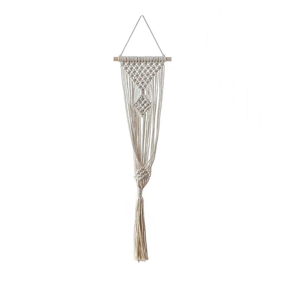 IFRINID Hand-Woven Cotton Rope Hanging Planter Basket, 32in Macrame Plant Hanger for Indoor Outdoor Balcony Decor, Fits 8-14cm Pots