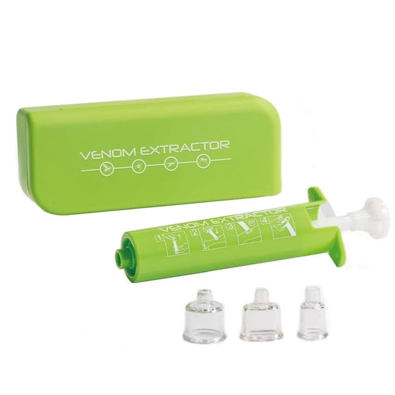IFRINID Insect Bite Sting Aid Tool, Reusable Venom Extractor Suction Pump With 3 Suction Cups for Outdoor Hiking Camping