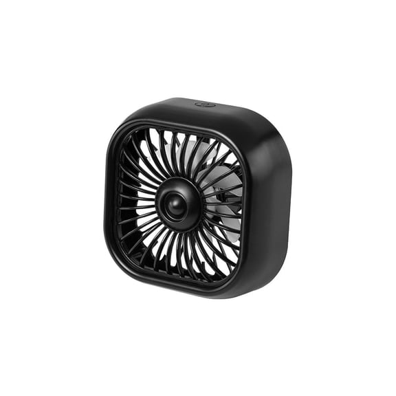 IFRINID Mini USB Car Fan with LED Ambient Light, 3 Speed Air Vent Cooling Fan for Vehicle Interior