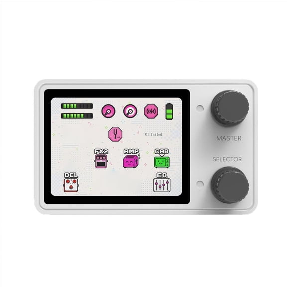 IFRINID Guitar Multi-Effects Pedal, ABS Bass Effects Processor with 24-Bit Audio, NAM/IR Support and 1300mAh Battery