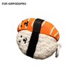 thumbnail image 1 of IFRINID Silicone Earbud Case Compatible with Apple AirPods 4, AirPods Pro 2 and AirPods 3, 3D Salmon Sushi Protective Cover with Hanging Loop, 1 of 10