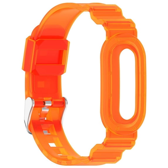IFRINID TPU Replacement Band for Fitbit Air, Transparent Soft Waterproof Wristband, Adjustable Sport Watch Strap for Fitbit Air