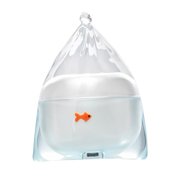 IFRINID Transparent Fish Case for AirPods Pro 3, Soft Silicone Earphone Case, High Transparency Protective Cover, Blue and Clear