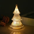 thumbnail image 1 of IFnwsv Christmas Tree Night Light Crystal Christmas Tree Mini Light up Tree Lighted Christmas Decorations Table Centerpieces Tabletop Figurine Festival Desktop Decor for Bedroom Table, 1 of 6
