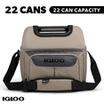 thumbnail image 1 of Igloo 22 Can Capacity Trek Gripper Soft Sided Cooler, Sandstone Tan, 1 of 27