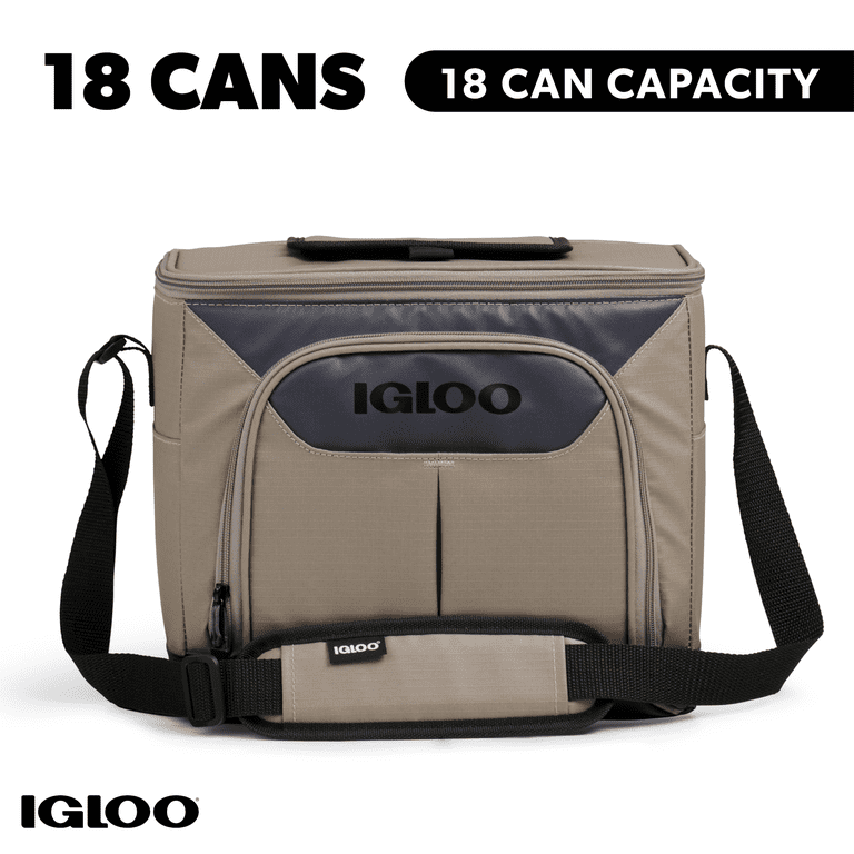 Igloo Trek 18 Can Capacity Softside Cooler with Hard Liner