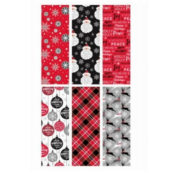 IG Design Group Americas 274740 30 x 14 in. 35 sq. ft. Contemporary Christmas Wrap, Pack of 48