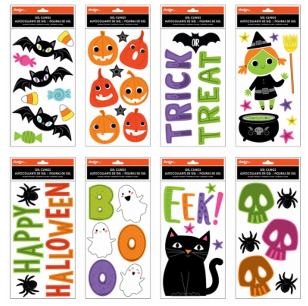 IG Design IG128275 Halloween Gel Clings, Small, Each